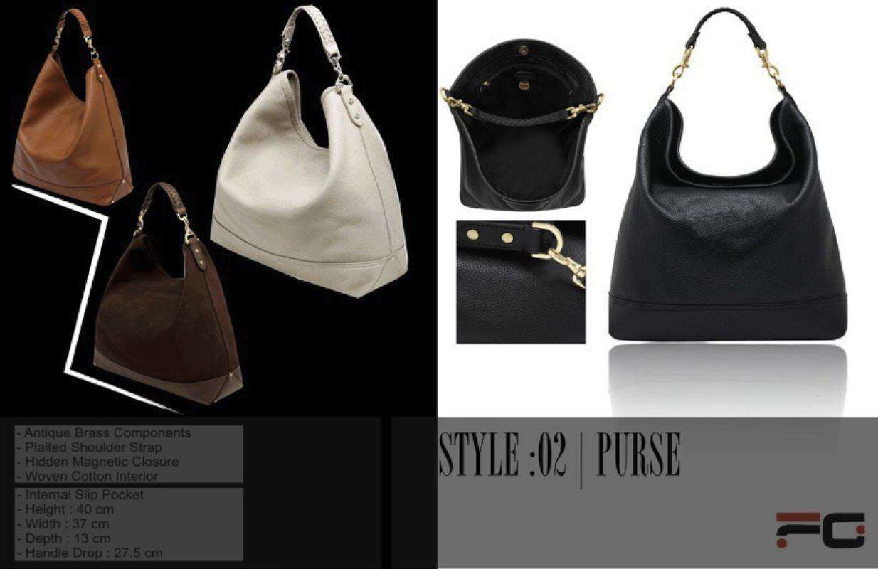 ladies leather handbag