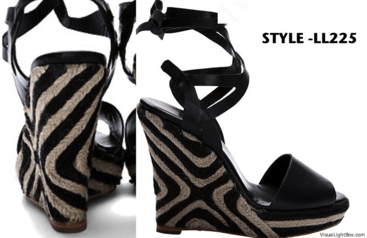 ladies leather Espadrille