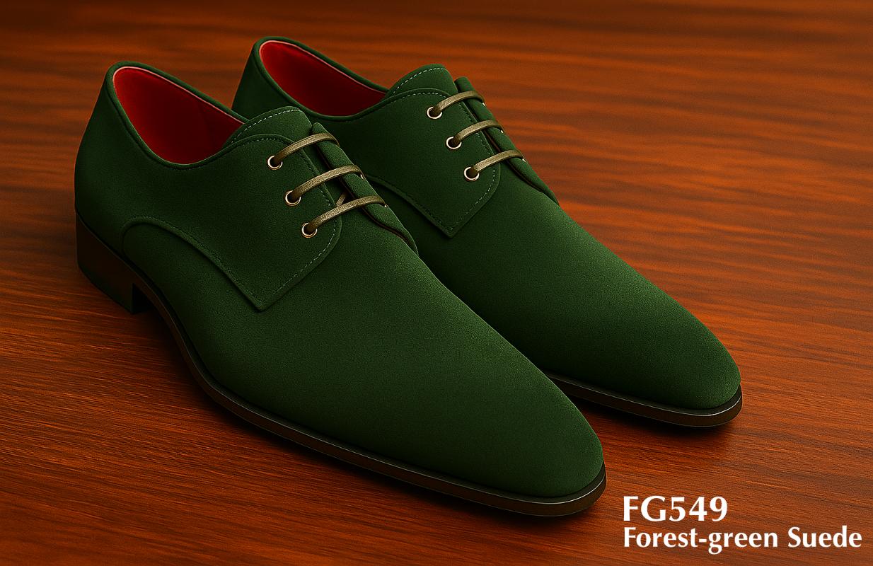 FG549-chaussure-derby-suède-vert