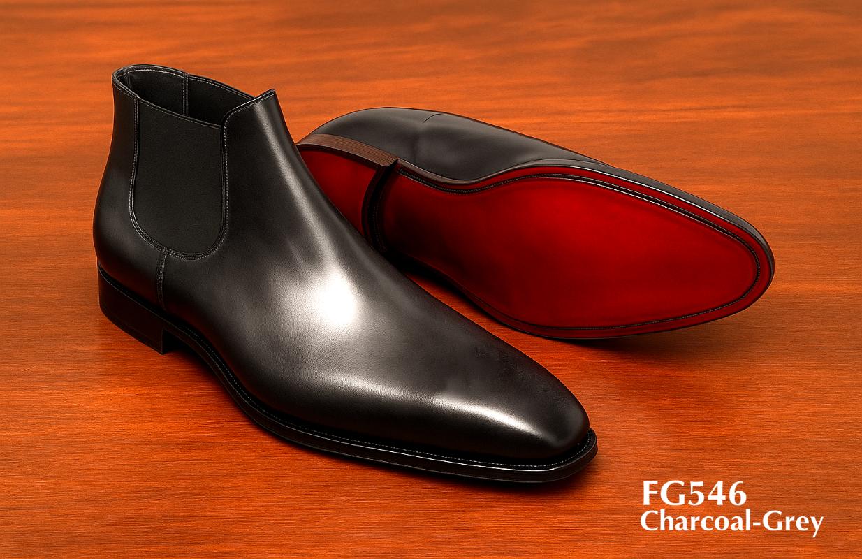 FG546-Gris anthracite-Chelsea-Bottes