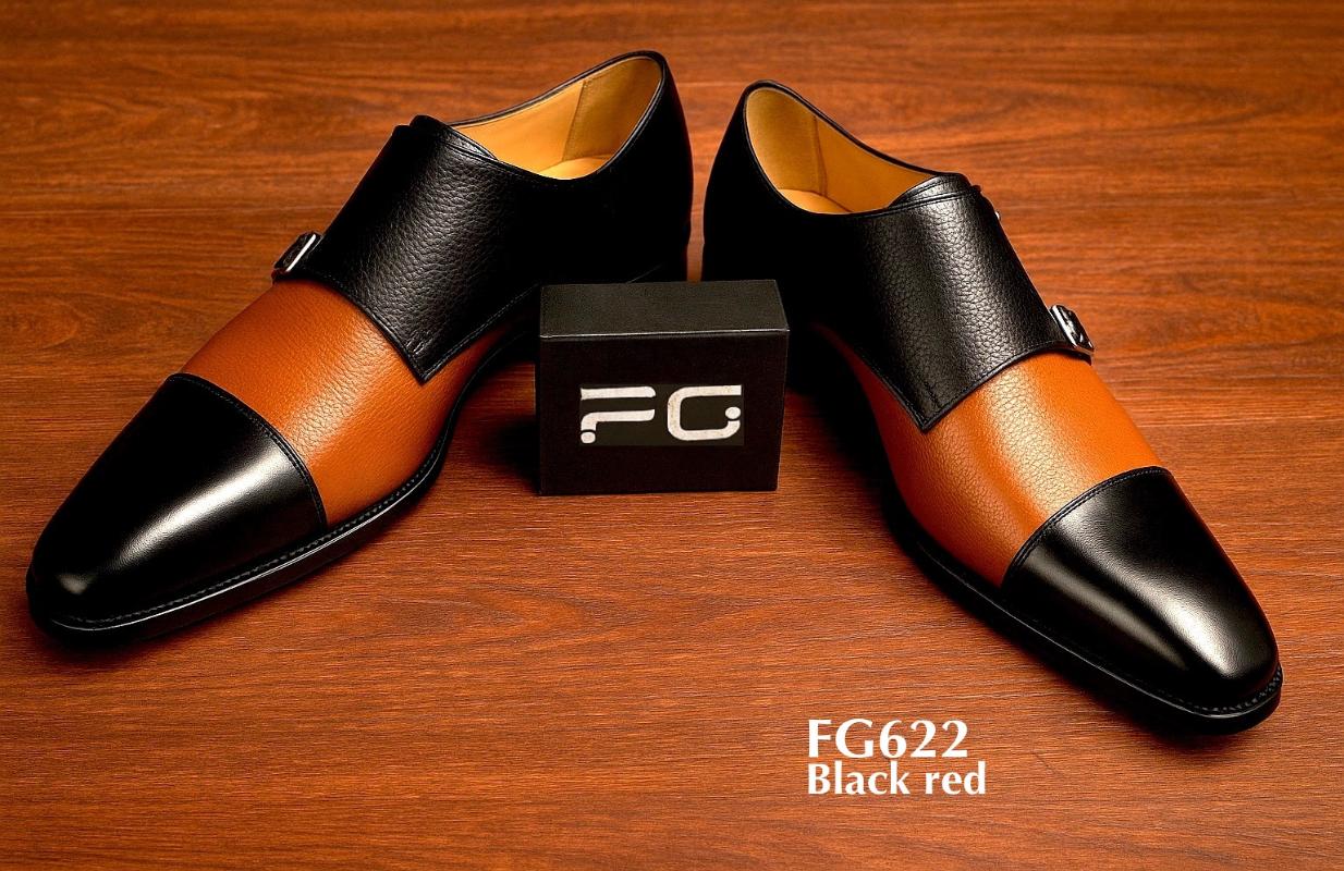 Chaussures Spectator noir et rouge