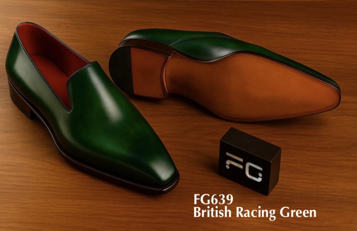 Chaussure formelle British Racing Green