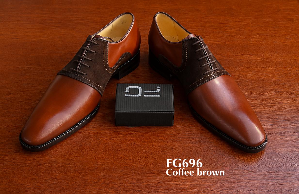 Chaussure Spectator cuir marron café