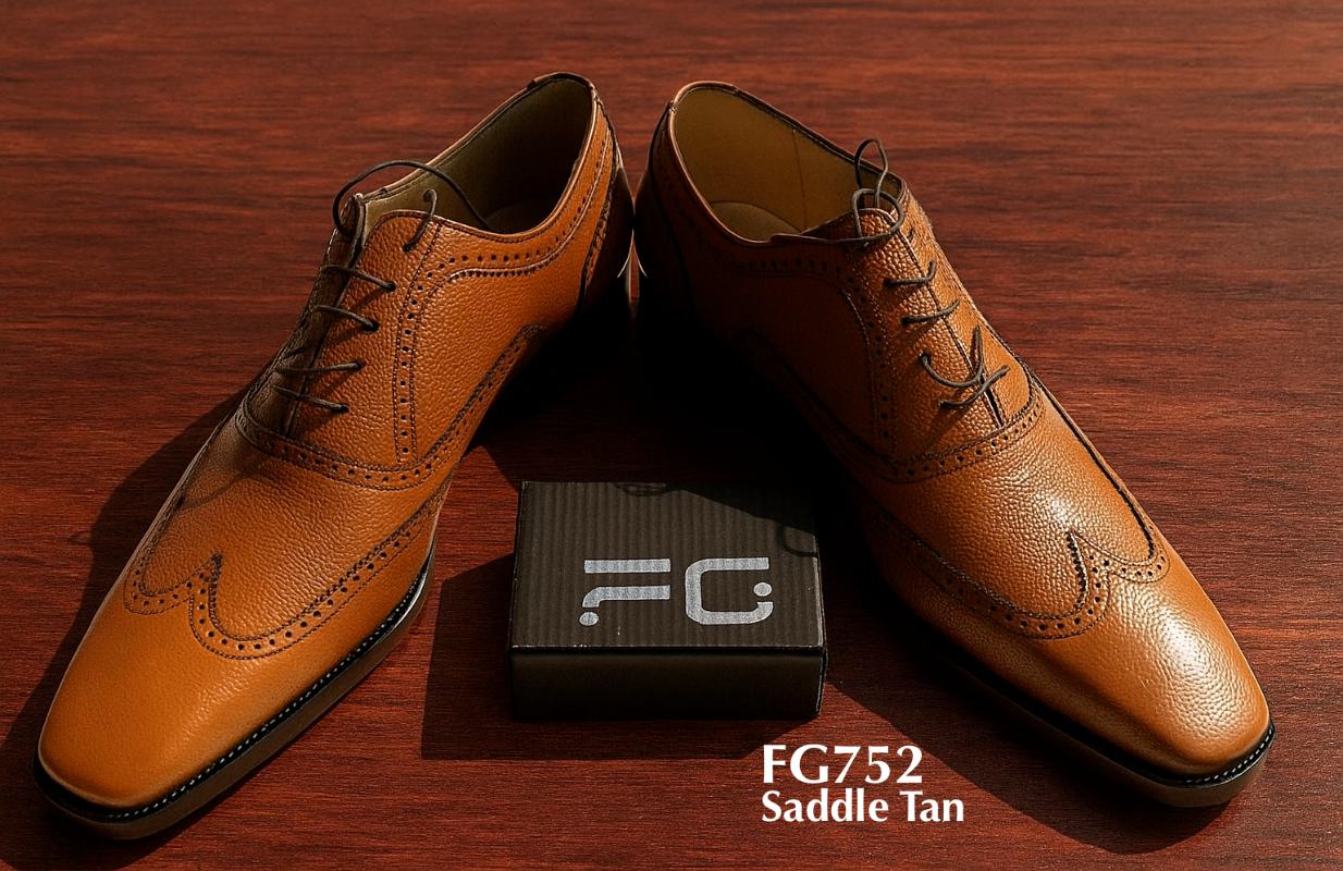 Chaussure cuir grainé