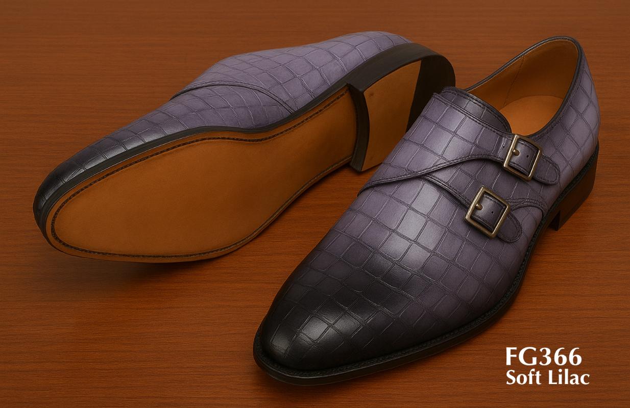 fg366-Chaussure-monkstrap-cuir-peau-de-croco-lilas