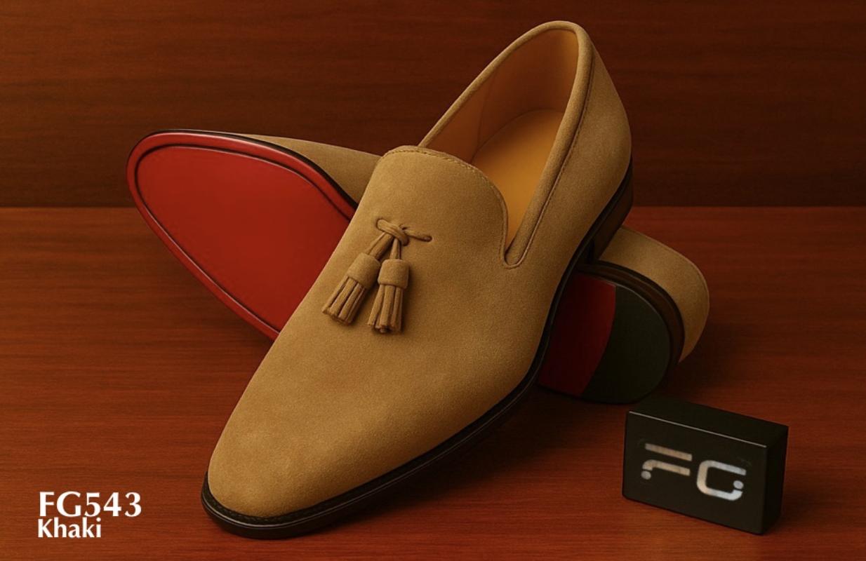 FG543-Mocassin-Daim-Khaki